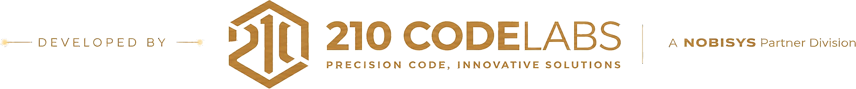 Developed by 210 CODELABS